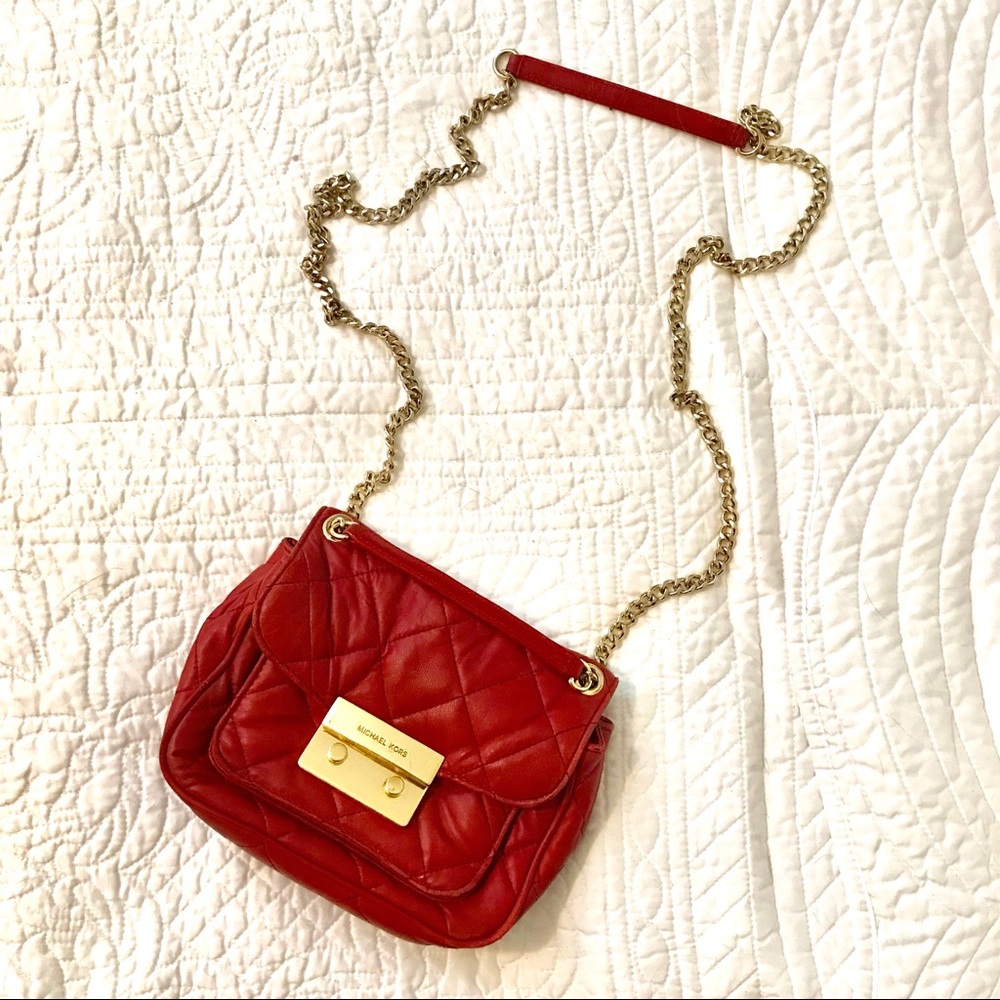 Michael Kors Red Crossbody